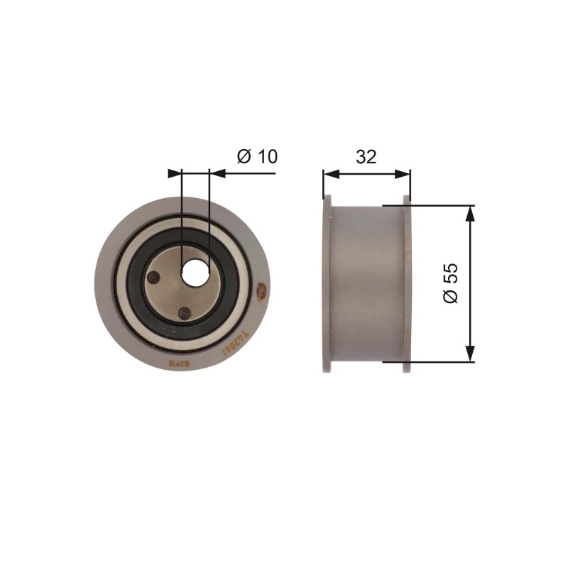 Spanrol, distributieriem