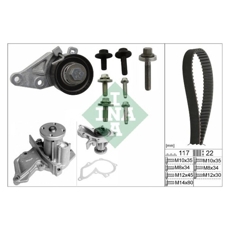 Waterpomp + distributieriem set