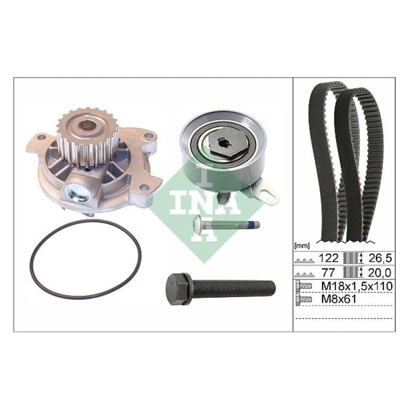 Waterpomp + distributieriem set