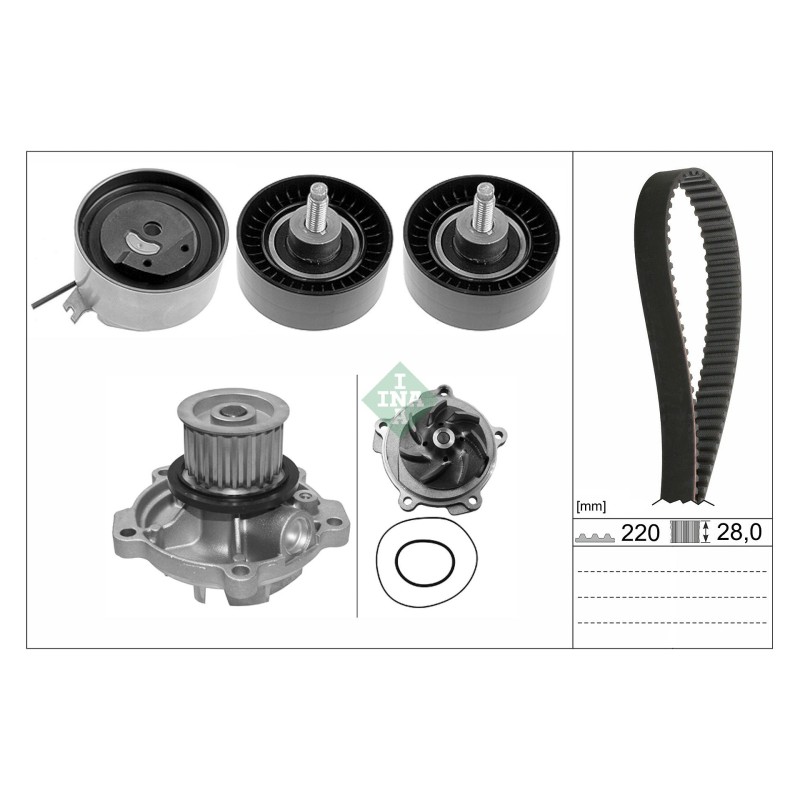 Waterpomp + distributieriem set