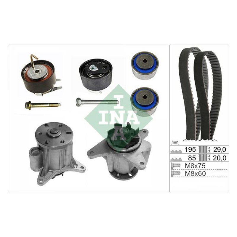 Waterpomp + distributieriem set
