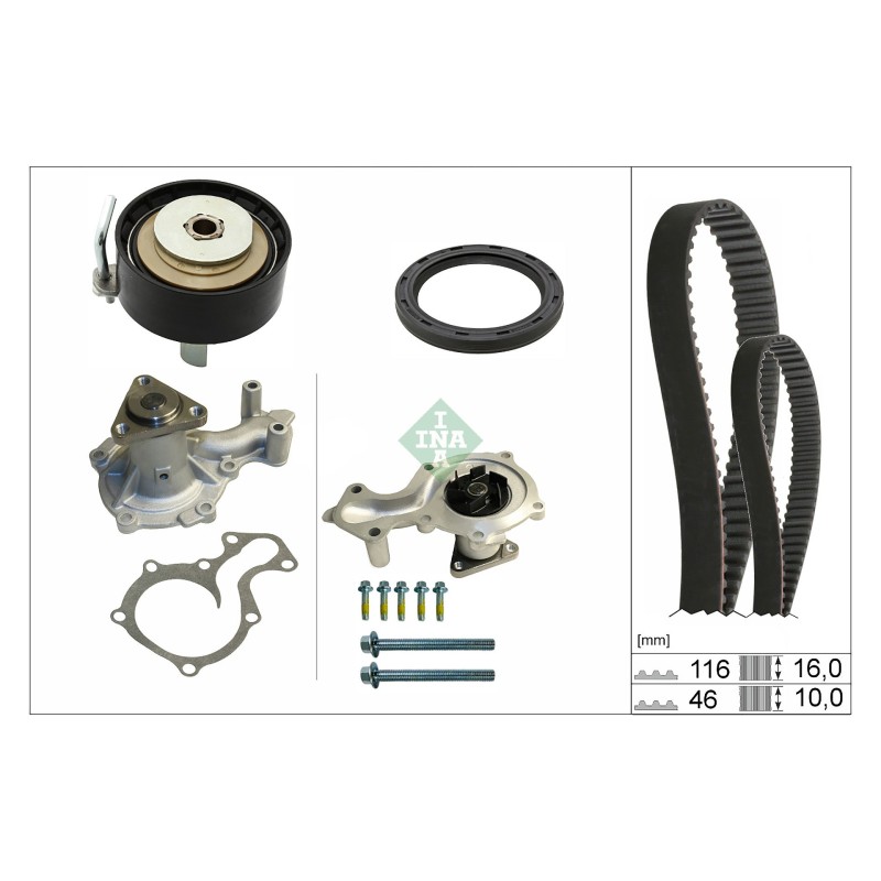 Waterpomp + distributieriem set