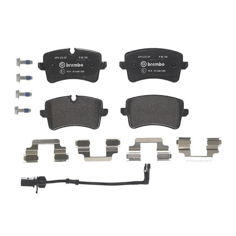 Remblokkenset Achteras Brembo premium
