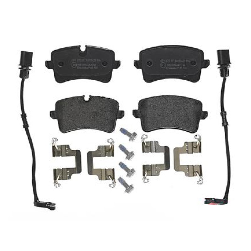 Remblokkenset Achteras Brembo premium