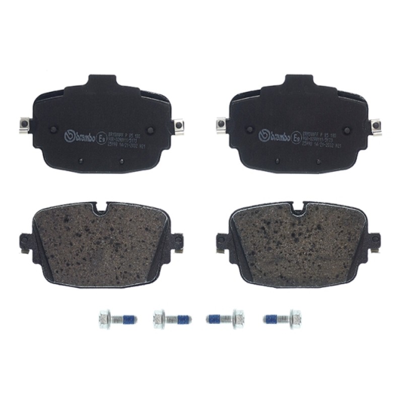 Remblokkenset Achteras Brembo premium