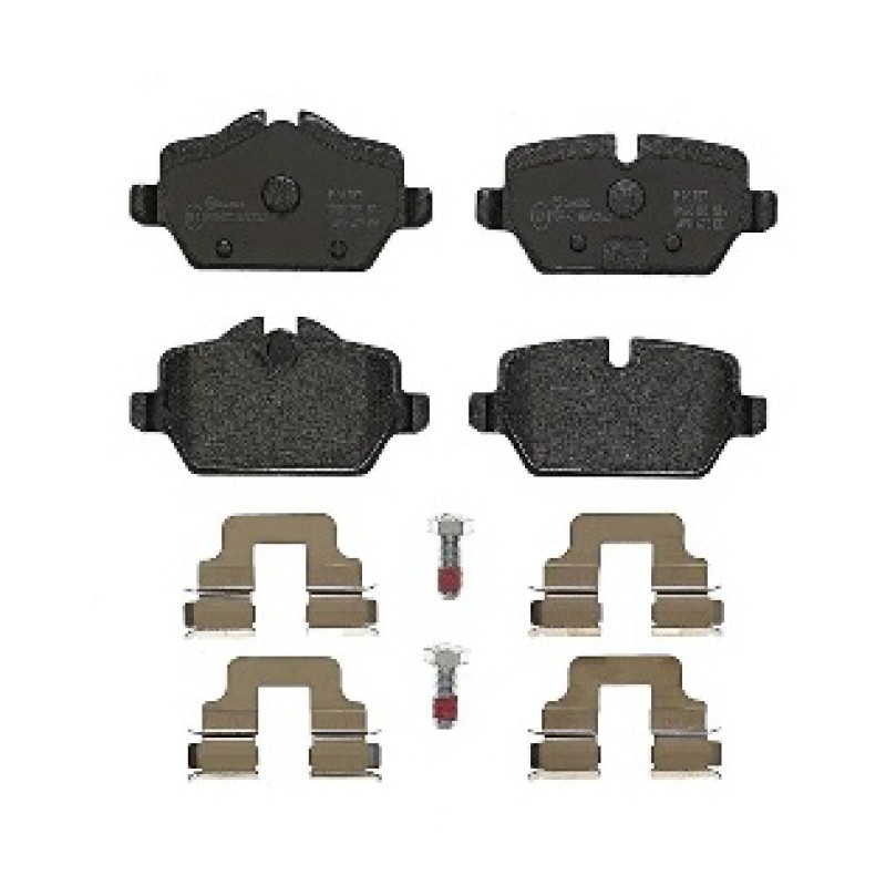 Remblokkenset Achteras Brembo premium