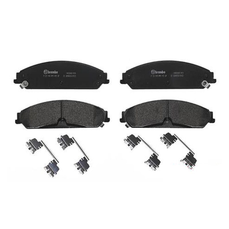 Remblokkenset Vooras Brembo premium