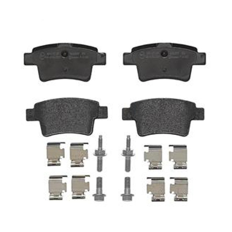 Remblokkenset Achteras Brembo premium