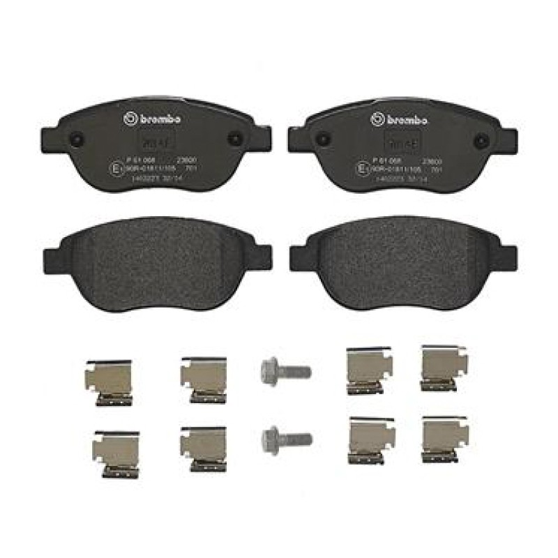 Remblokkenset Vooras Brembo premium