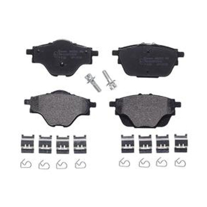Remblokkenset Achteras Brembo premium