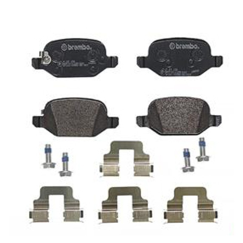 Remblokkenset Achteras Brembo premium