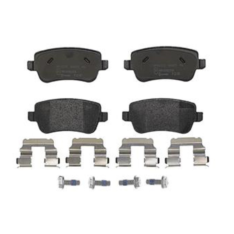 Remblokkenset Achteras Brembo premium