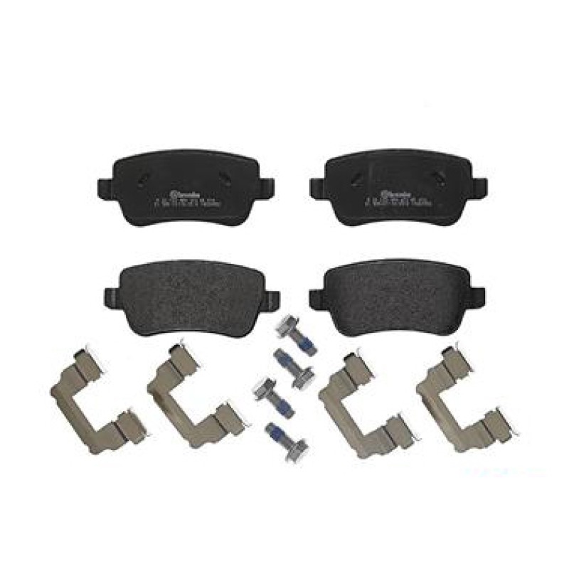Remblokkenset Achteras Brembo premium