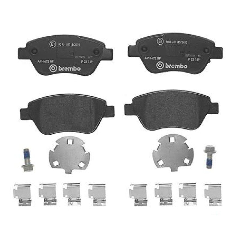 Remblokkenset Vooras Brembo premium