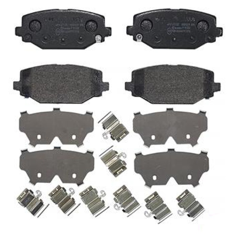 Remblokkenset Achteras Brembo premium