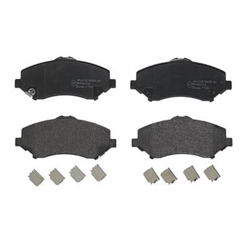 Remblokkenset Vooras Brembo premium