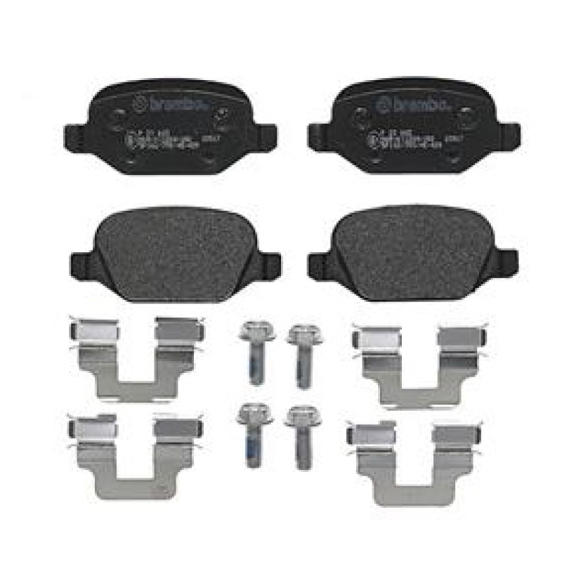 Remblokkenset Achteras Brembo premium