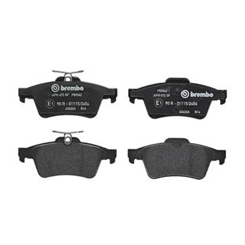 Remblokkenset Achteras Brembo premium