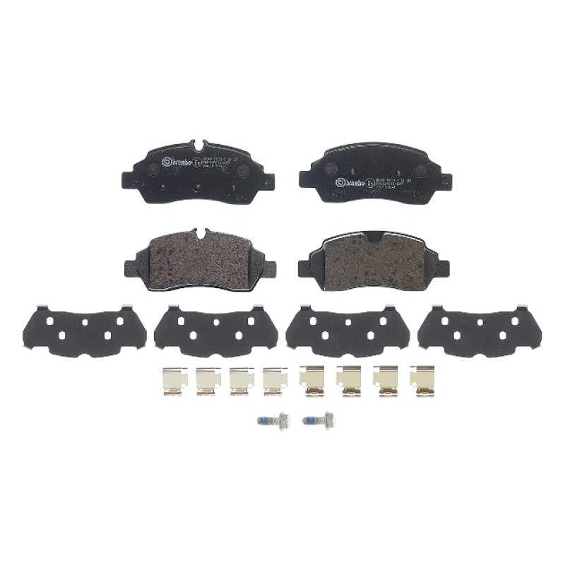 Remblokkenset Achteras Brembo premium