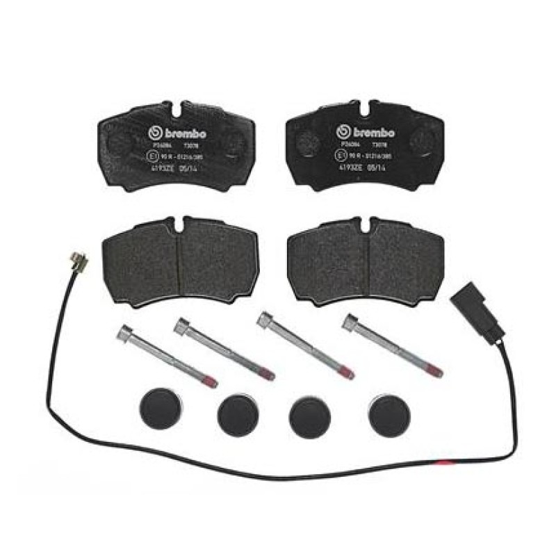 Remblokkenset Achteras Brembo premium