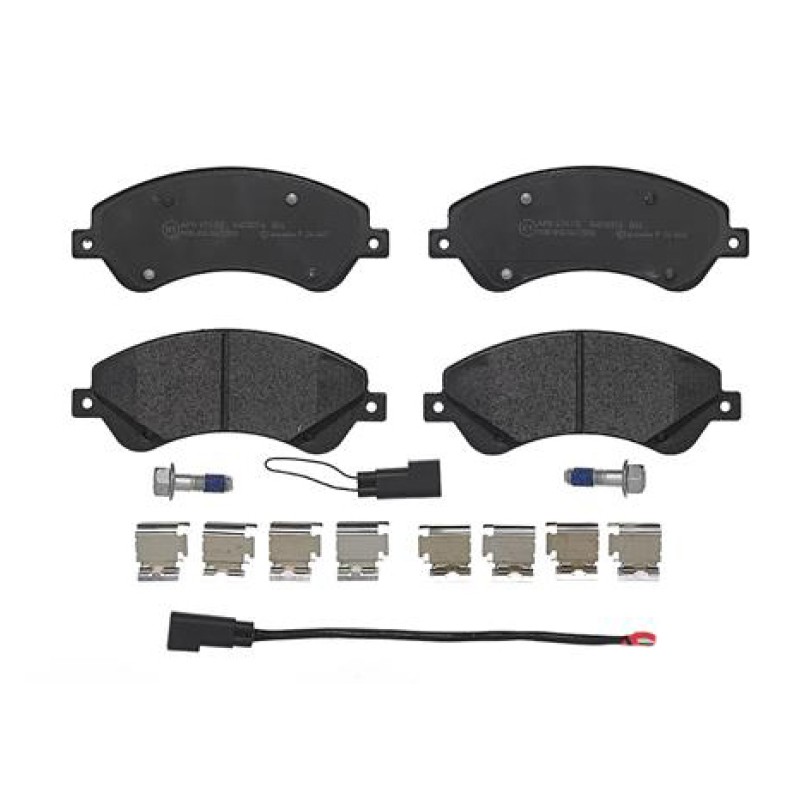 Remblokkenset Vooras Brembo premium