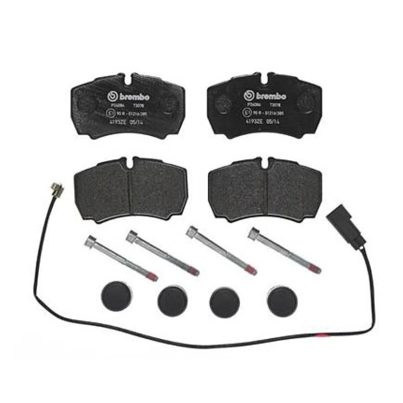 Remblokkenset Achteras Brembo premium