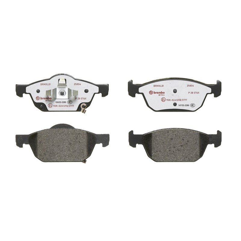 Remblokkenset Vooras Brembo premium