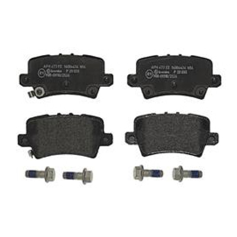 Remblokkenset Achteras Brembo premium