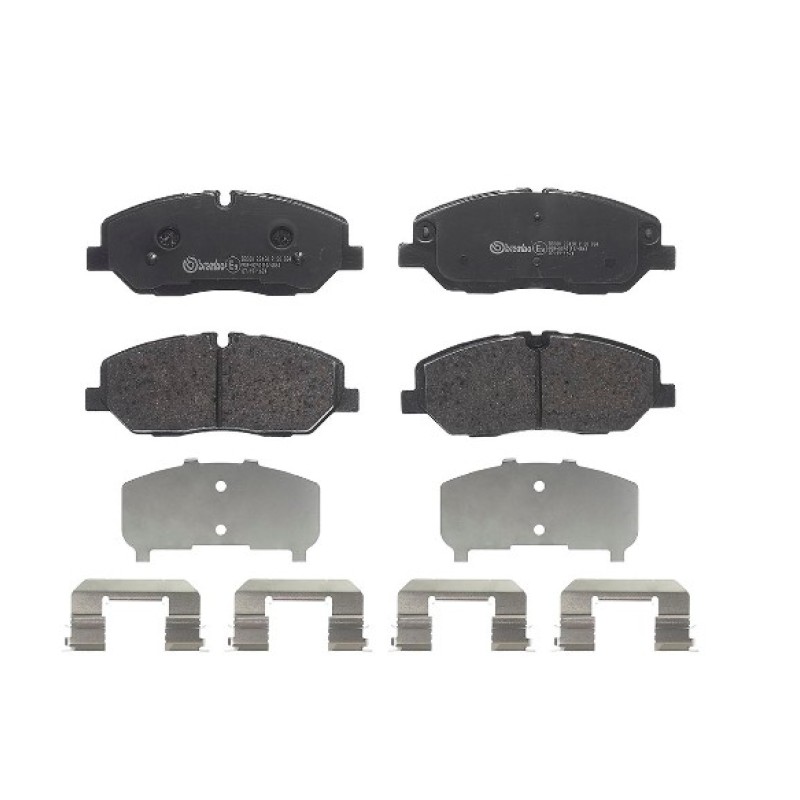 Remblokkenset Vooras Brembo premium