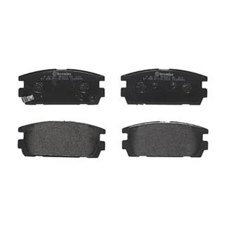 Remblokkenset Achteras Brembo premium