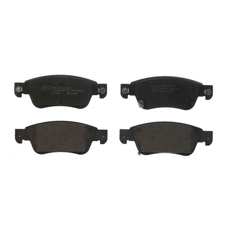 Remblokkenset Vooras Brembo premium