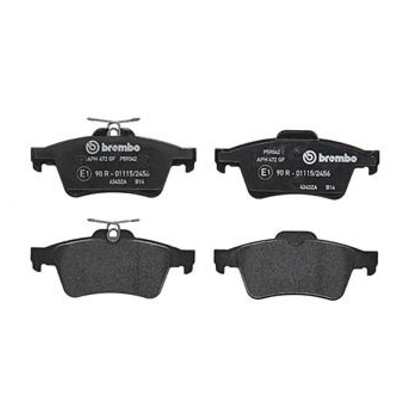 Remblokkenset Achteras Brembo premium