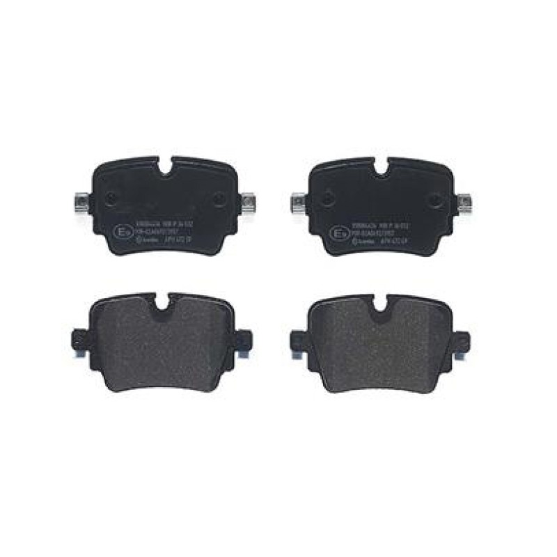 Remblokkenset Achteras Brembo premium