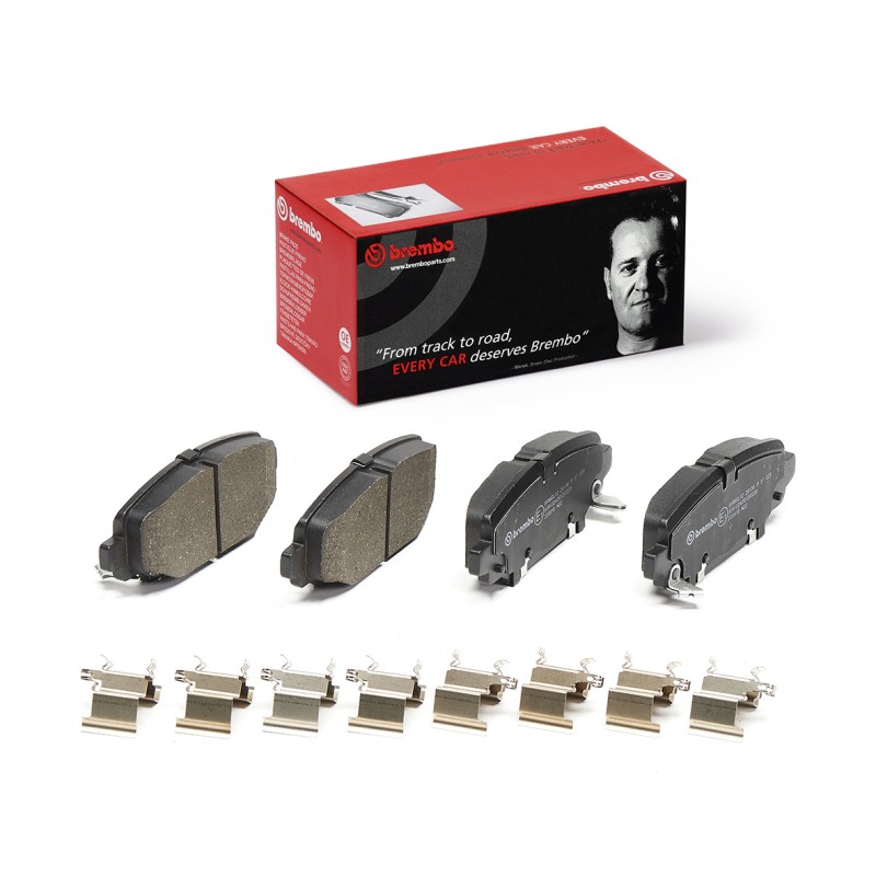 Remblokkenset Achteras Brembo premium