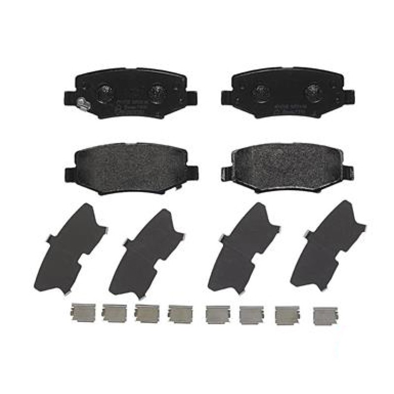 Remblokkenset Achteras Brembo premium