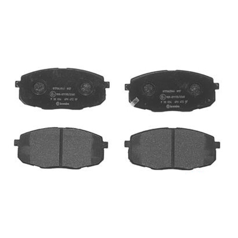 Remblokkenset Vooras Brembo premium