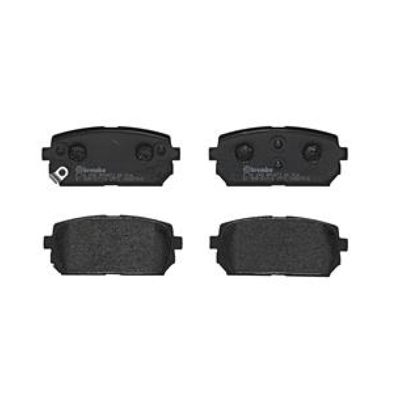 Remblokkenset Achteras Brembo premium