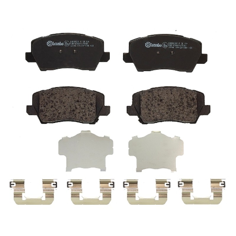 Remblokkenset Vooras Brembo premium