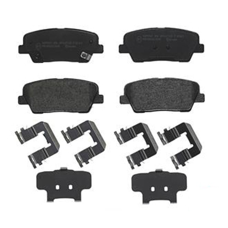Remblokkenset Achteras Brembo premium