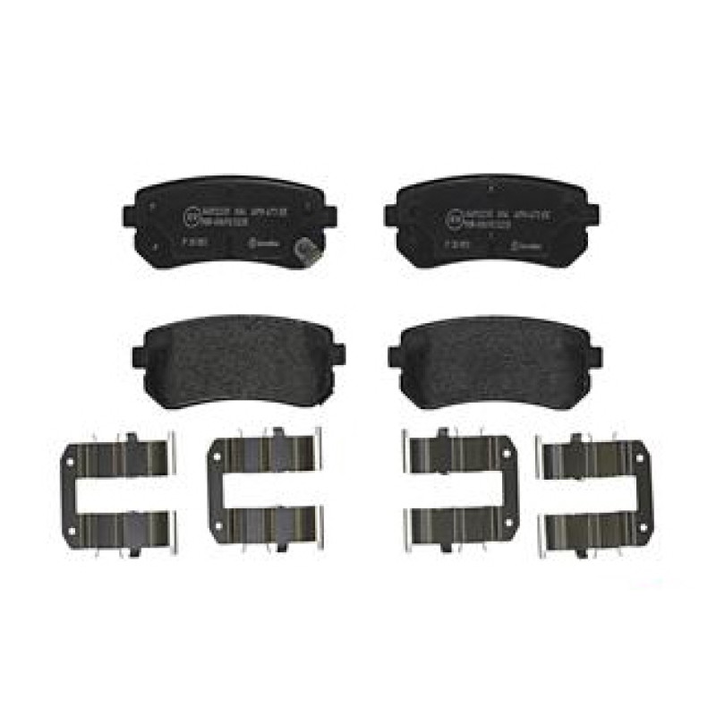 Remblokkenset Achteras Brembo premium