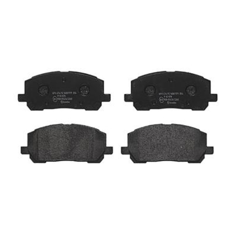 Remblokkenset Vooras Brembo premium
