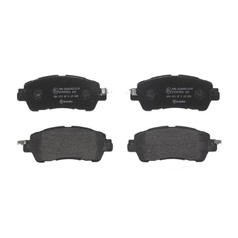 Remblokkenset Vooras Brembo premium