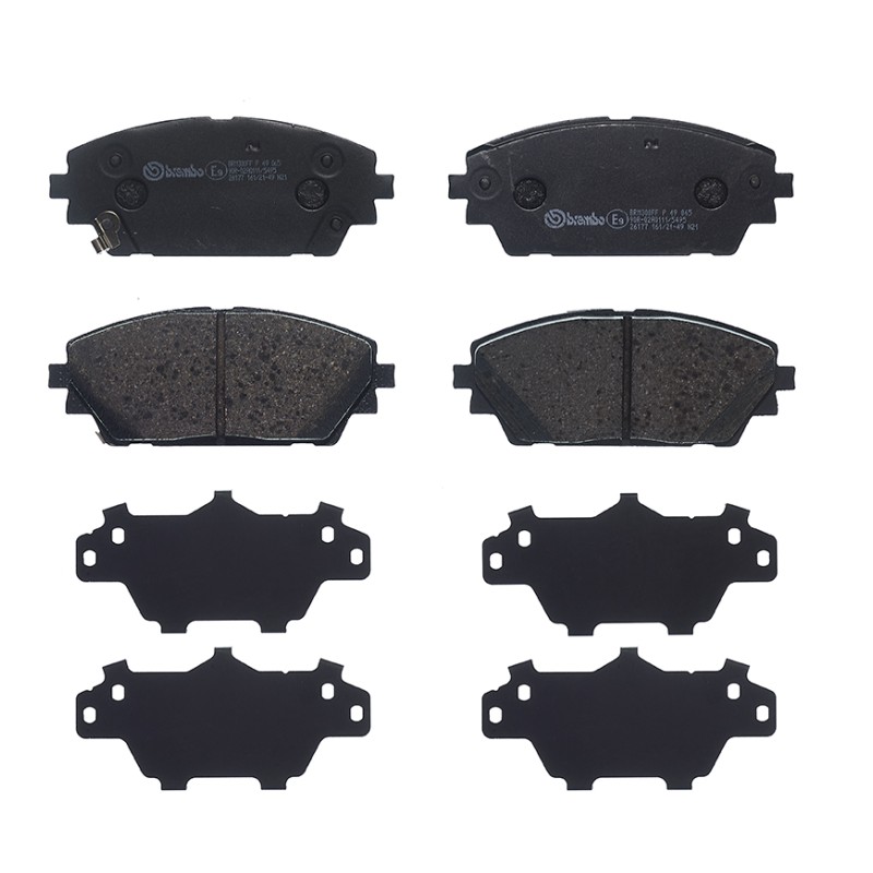 Remblokkenset Vooras Brembo premium