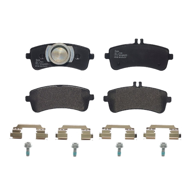 Remblokkenset Achteras Brembo premium