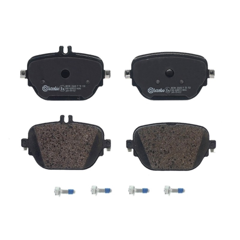 Remblokkenset Achteras Brembo premium