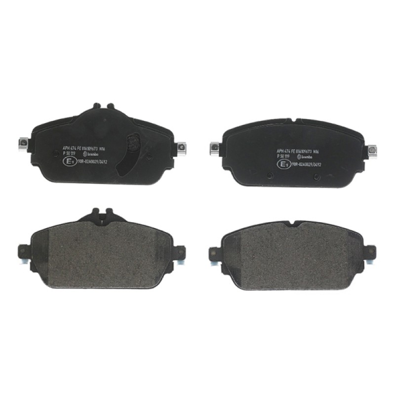 Remblokkenset Vooras Brembo premium