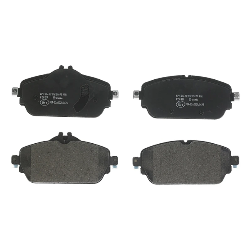 Remblokkenset Vooras Brembo premium