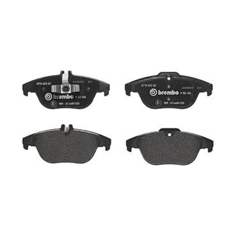 Remblokkenset Achteras Brembo premium