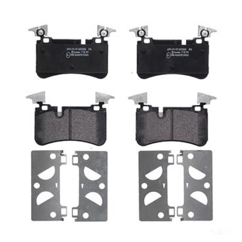 Remblokkenset Achteras Brembo premium