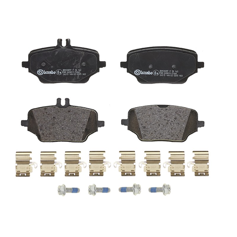 Remblokkenset Achteras Brembo premium